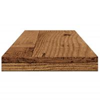 Wandschappen 4 st 60x10x1,5 cm bewerkt hout oud houtkleurig - thumbnail