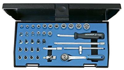Gedore Dopsleutelset 1/4" 36-dlg. - 6196710 - thumbnail