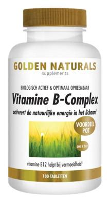 Golden Naturals Vitamine B-complex Tabletten Golden Naturals Vitamine B-complex Tabletten