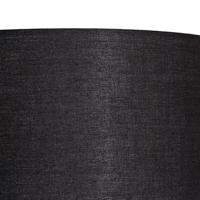 QAZQA Vloerlamp zwart met gouden binnenkant en leeslamp - Jelena - thumbnail