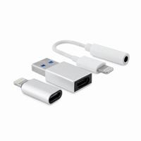 USB-kabel CoolBox COO-CKIT-APPL Wit - thumbnail