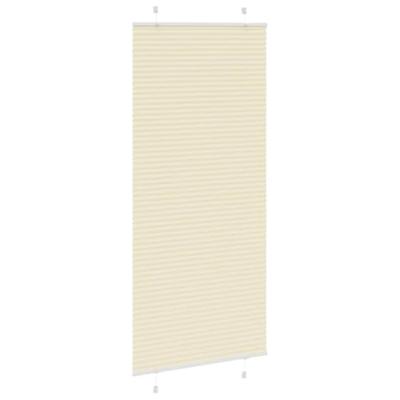 Pliss rolgordijn 85x200 cm stofbreedte 84,4 cm polyester crme
