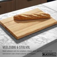 Blackwell Houten Snijplank - Met Greep - Essenhout - 60 x 40 x 4 cm - thumbnail