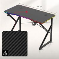 Huzaro Hero 1.7 RGB Black - gaming bureau - thumbnail