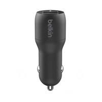 Belkin BoostCharge 2-poorts USB-A-autolader oplader - thumbnail