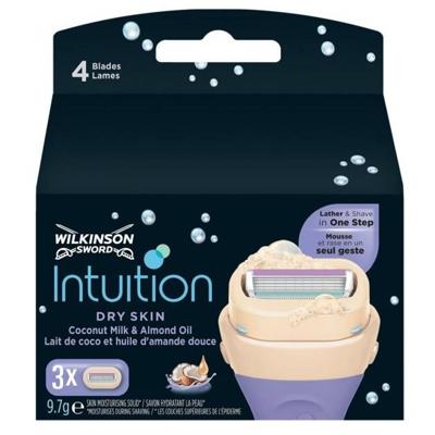 Wilkinson Wilkinson Intuition 2-in-1 Navulmesjes Dry Skin 3 stuks Wilkinson Wilkinson Intuition 2-in-1 Navulmesjes Dry Skin 3 stuks