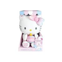 Hello Kitty Interactieve Pluche Verjaardag +/- 26 cm - JEMINI - Interactieve muziek, kaars en gelach. - thumbnail