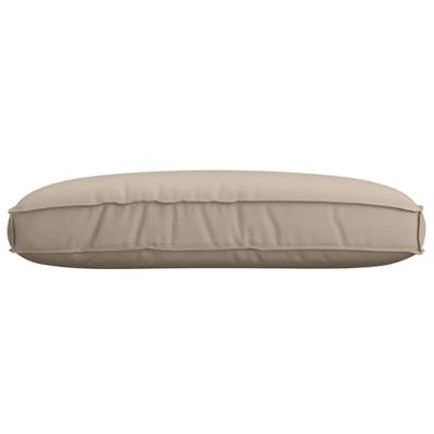 Palletkussen voor zitting Taupe 120 x 80 x 12 cm Oxford stof