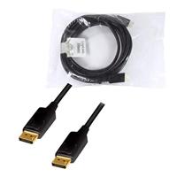 LogiLink CV0074 DisplayPort-kabel DisplayPort Aansluitkabel DisplayPort-stekker, DisplayPort-stekker 5.00 m Zwart - thumbnail