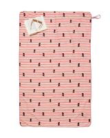 HEMA Takkie en Siepie strandlaken 110x175cm microvezel (rood) - thumbnail