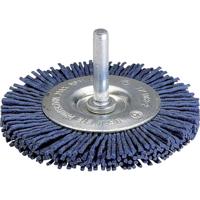 Wolfcraft Nylon-draadborstel | Blauw | 6-kant schacht | Ø75mm | 1 stuk - 2726000 - thumbnail