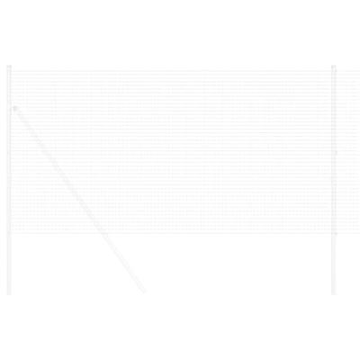 VidaXL Gelaste draadhek zilver 1.2 x 10 m