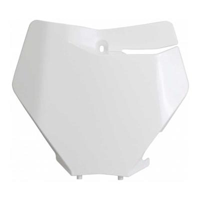 UFO PLAST startnummerbord start number plate ufo ktm white