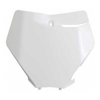 UFO PLAST startnummerbord start number plate ufo ktm white - thumbnail