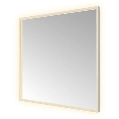 Hotbath &MORE Spiegel direct en indirect LED color changing spiegelverwarming met afstandsbediening RVS 316 SQU80IX