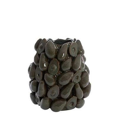 Light & Living Vaas 'Avocado' Keramiek, 38cm, kleur Bruin