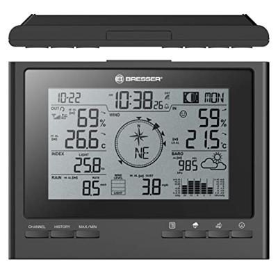 BRESSER ClimateScout 7-in-1 Draadloos Weerstation (zwart)