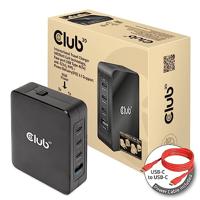 club3D CAC-1917 USB-laadstation 140 W 1x USB-A, 3x USB-C USB PD Zwart Binnen GaN - thumbnail