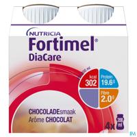 Fortimel DiaCare chocoaldesmaak 4x200ml - thumbnail