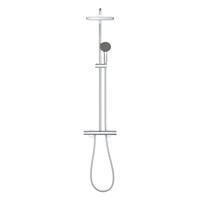 Grohe QuickFix Vitalio Start 250 Cube regendoucheset met 3 straalsoorten Ø25cm chroom - thumbnail