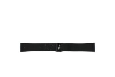 Horlogeband Lotus 18736/1 / BA04348 Mesh/Milanees Zwart 20mm
