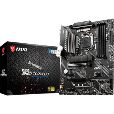 MAG B460 Torpedo - Moederbord - ATX - LGA1200 - B460 – Realtek RTL8125B 2.5G LAN – Realtek ALC1200 – USB 3.2 Gen 1