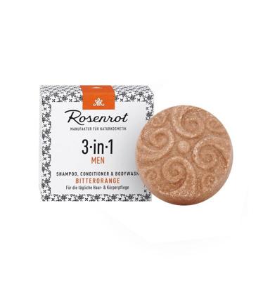 Rosenrot Solid shampoo men 3-in-1 bitter orange (60 gr)