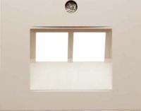 Centraalplaat UAE doos 2 x RJ45 Berker S1 creme 14098982 - thumbnail