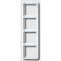 Jung CD500 afdekraam 4-voudig wit - thumbnail