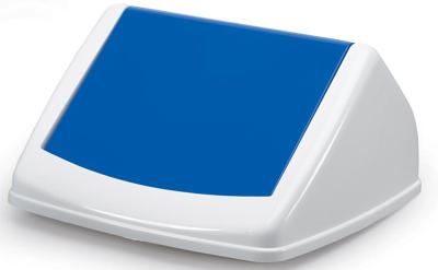 Durable Deksel | met blauwe inwerpklep | voor afvalcontainer 40l | Kunststof PE | 1 stuk - 1801574014 1801574014