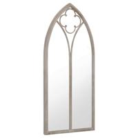 VidaXL Spiegel 100x45 cm ijzer zandkleurig - thumbnail