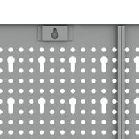 VidaXL Gereedschap wandpaneel 3 pcs grijs 150 x 1 x 80 cm - thumbnail