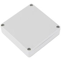 Hammond Electronics 1551WXGY Universele behuizing 80 x 80 x 22 ABS Grijs 1 stuk(s) - thumbnail