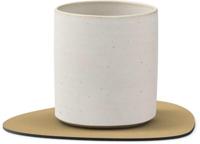 LIND DNA - Glass Mat Curve - Onderzetter 10cm Nupo Khaki - thumbnail