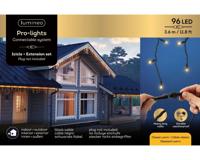 Led Icicle 3.6 meter zwart/klassiek warm Lumineo - Lumineo - thumbnail