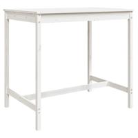 5-delige Barset massief grenenhout wit - thumbnail