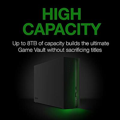 Seagate Game Drive Hub for Xbox 8 TB Externe harde schijf (3,5 inch) USB-A 3.2 Gen 1 Zwart STKW8000400