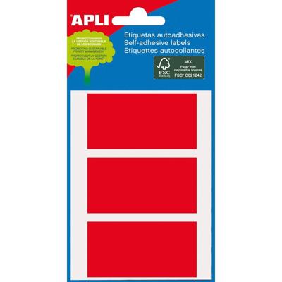 Apli gekleurde etiketten in etui rood (2073)