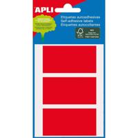 Apli gekleurde etiketten in etui rood (2073) - thumbnail