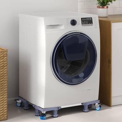 VidaXL Wasmachinebasis grijs 67 x 67 x 12 cm roestvrij staal VidaXL Wasmachinebasis grijs 67 x 67 x 12 cm roestvrij staal