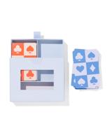 HEMA Speelkaarten 13x10cm blauw/oranje - 2 stuks - thumbnail