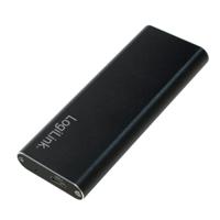 LogiLink UA0314 M.2 SDD-behuizing Zwart USB C - thumbnail