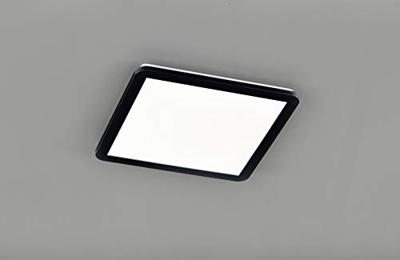 Trio Vierkante plafonnièreCamilla 40cm mat zwart - 689314032