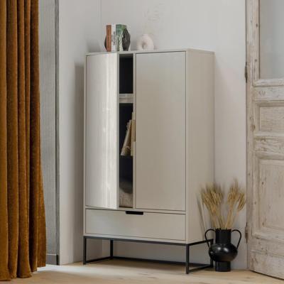 WOOOD Opbergkast 'Silas' Grenen, 149 x 85cm, kleur Dust