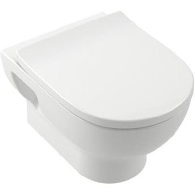 Villeroy & Boch O.novo pack wandcloset - verkort 49cm - Twistflush - CeramicPlus - wit 5c39clr1