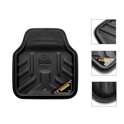 Auto vloermat MOMO 3MDBSS Zwart Universeel Auto vloermat MOMO 3MDBSS Zwart Universeel