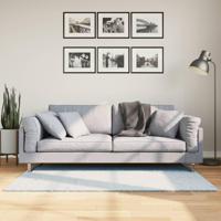 VidaXL Vloerkleed huarte laagpolig zacht wasbaar 80x150 cm blauw - thumbnail
