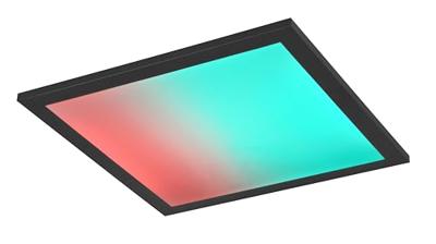 Trio PlafonniereBeta vierkant 29,5cm zwart - R67663032