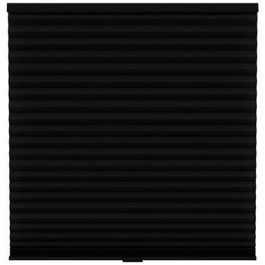 Fenstr plisségordijn Chicago dubbel 45mm lichtdoorlatend - zwart (15024)