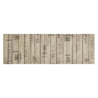 VidaXL Keukenmat wasbaar hekprint 60x180 cm fluweel